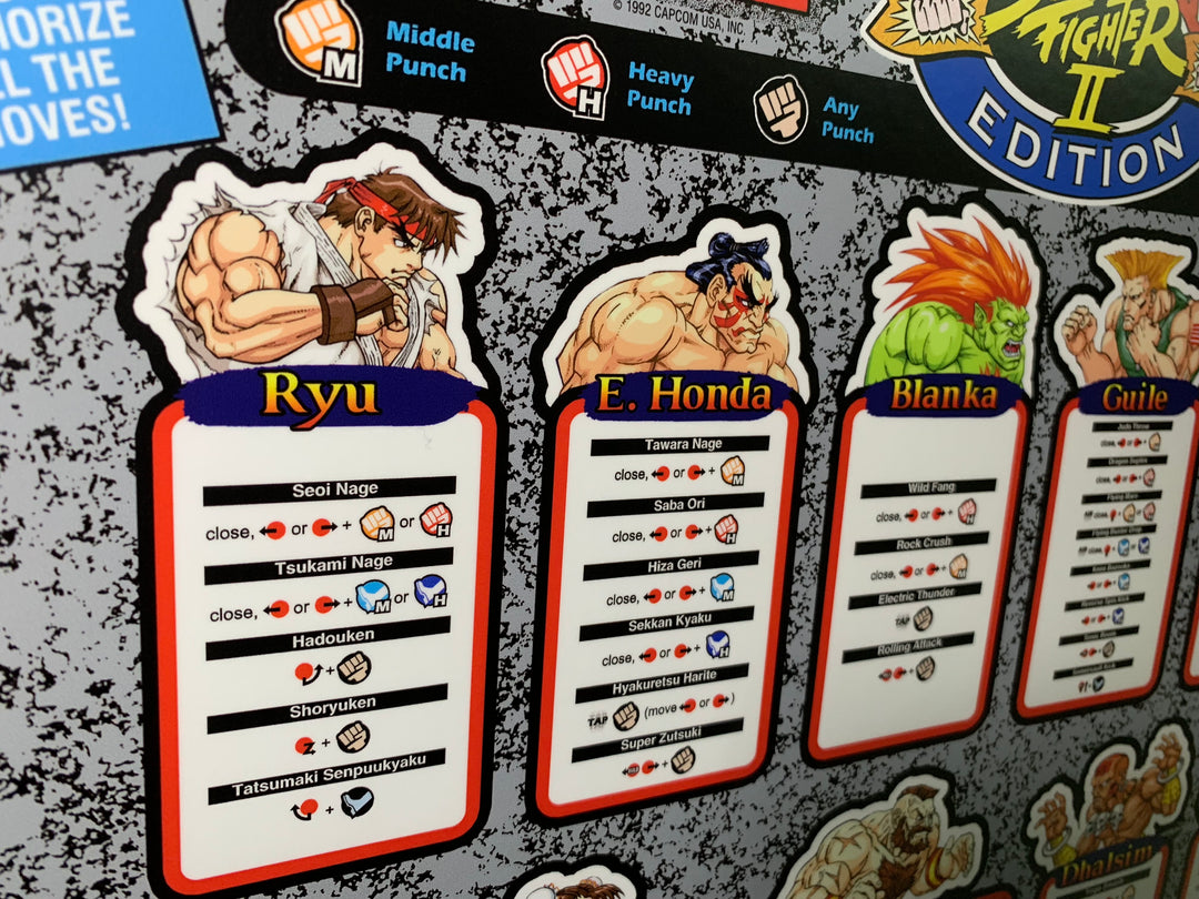 Street Fighter 2 arcade 1Up topper – Szabo's Arcades