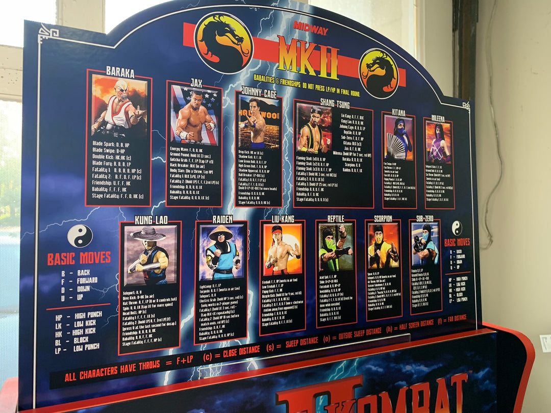Arcade 1up Mortal Kombat 2 topper – Szabo's Arcades