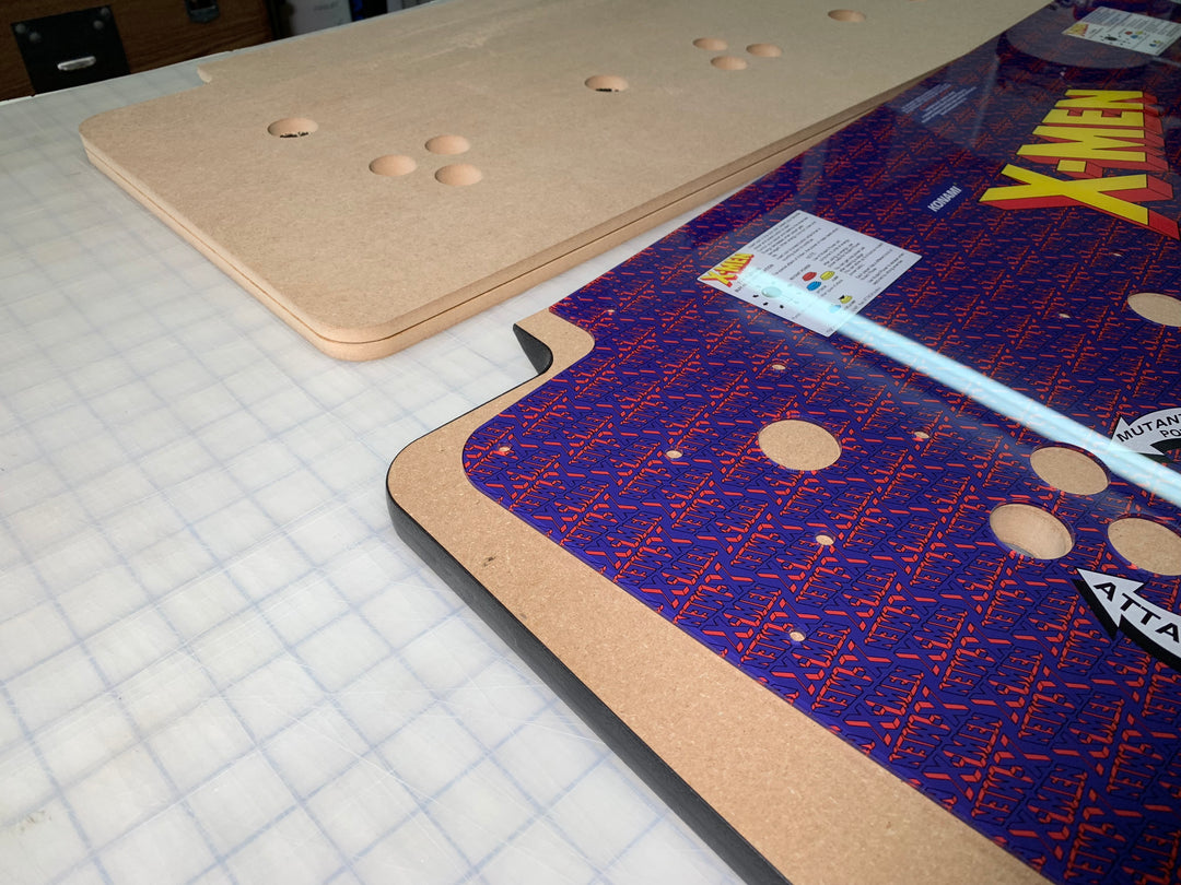 Xmen reverse printed acrylic control panel overlay – Szabo's Arcades