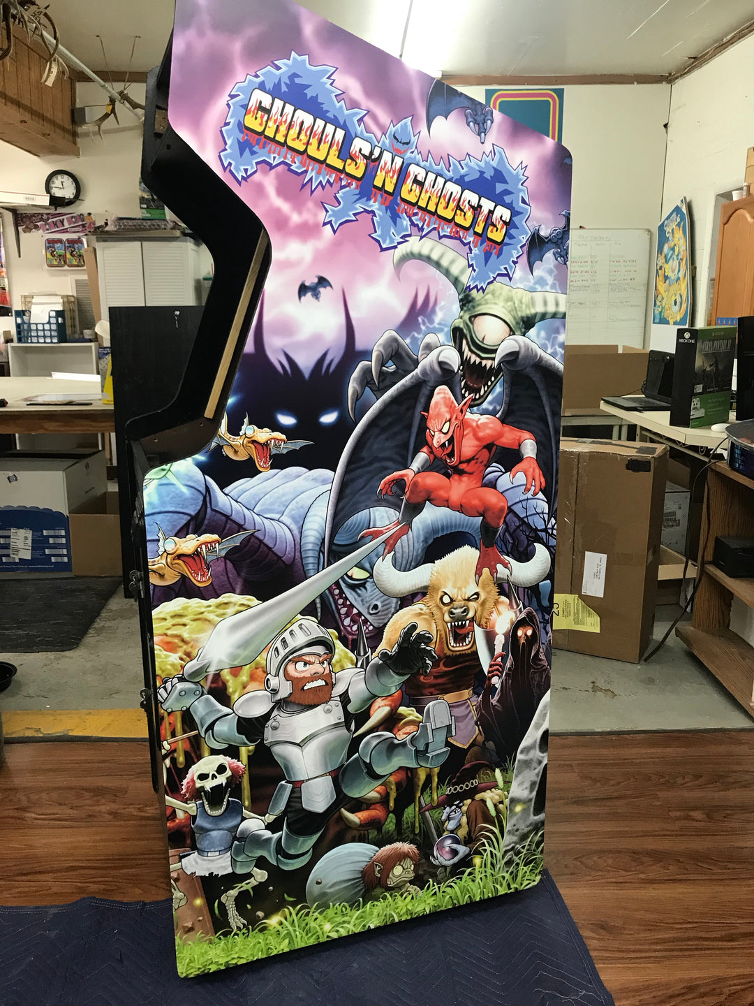 Ghouls N Ghosts -Custom Side Art – Szabo's Arcades