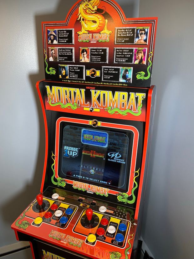 Arcade 1up Mortal Kombat 1 topper