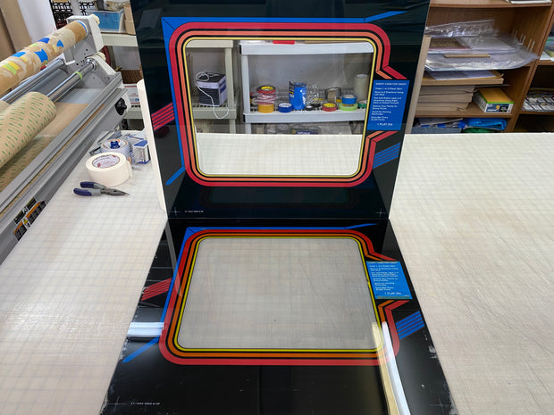 Robotron reverse printed bezel