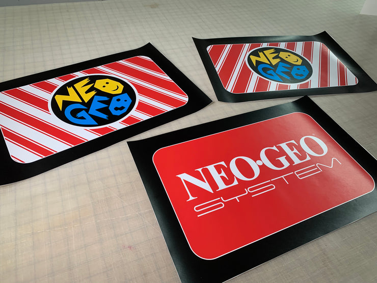 Arcade 1up Neo Geo riser art