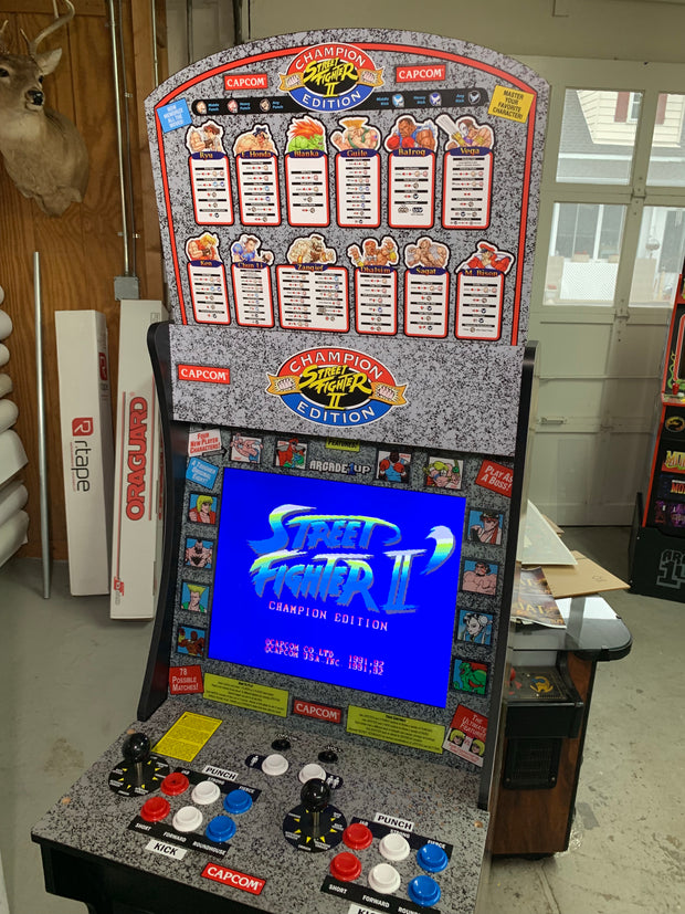 Street Fighter 2 arcade 1Up topper