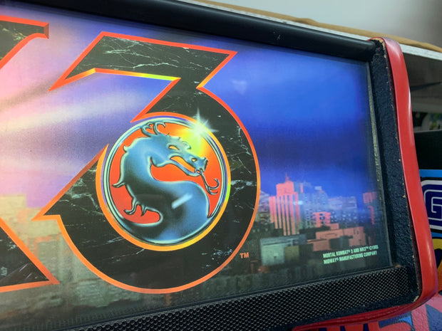 Mortal Kombat 3 marquee  (full size cabinet)