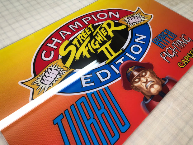 Big Blue Street Fighter 2 Championship edition- Turbo Hyper Fighting Marquee