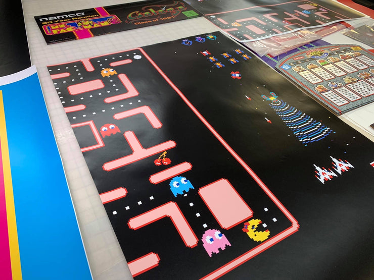 Ms Pacman/Galaga Anniversary  sides & front
