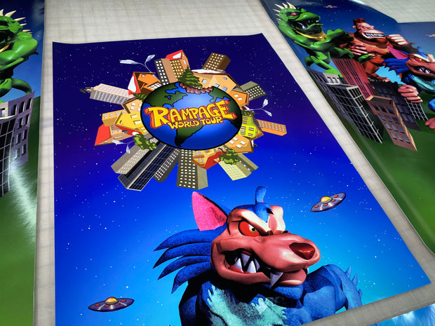 Arcade 1 up Rampage World Tour full art kit