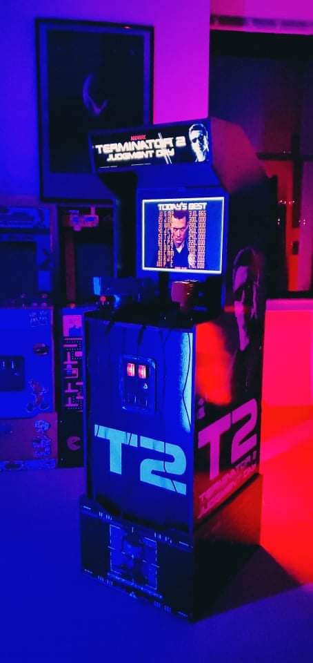 Arcade 1up Terminator Replacement Acrylic Marquee