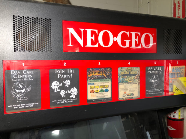 Neo Geo six slot Marquee