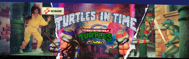 Turtle/ Turtles in Time combo Marquee  (full size cabinet)