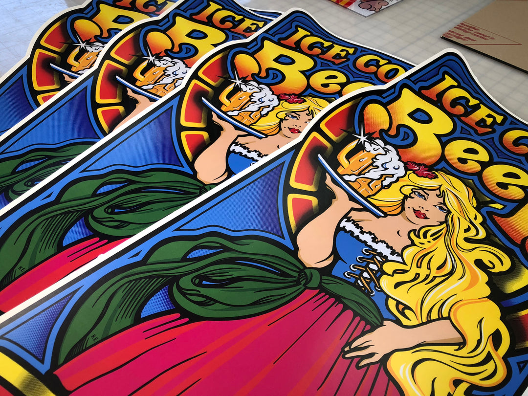 Ice Cold Beer Side Art – Szabo's Arcades