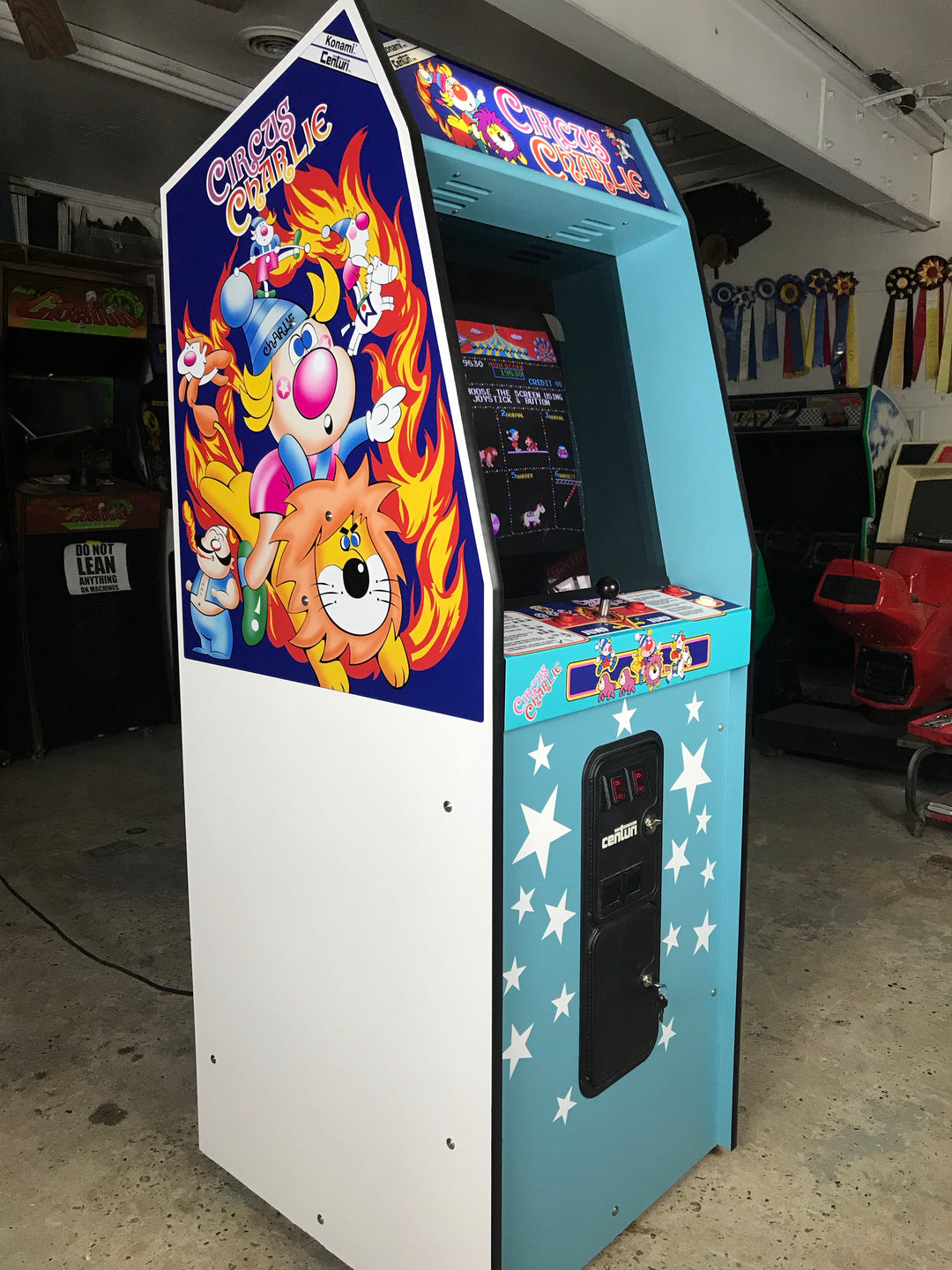 Circus Charlie side art – Szabo's Arcades