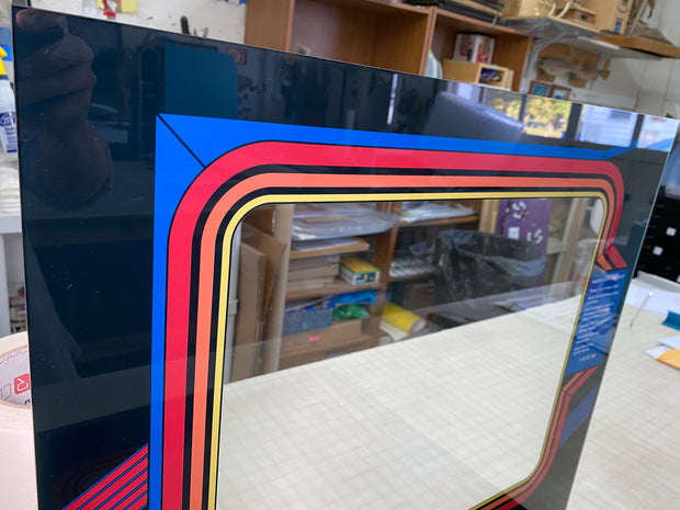Robotron reverse printed bezel