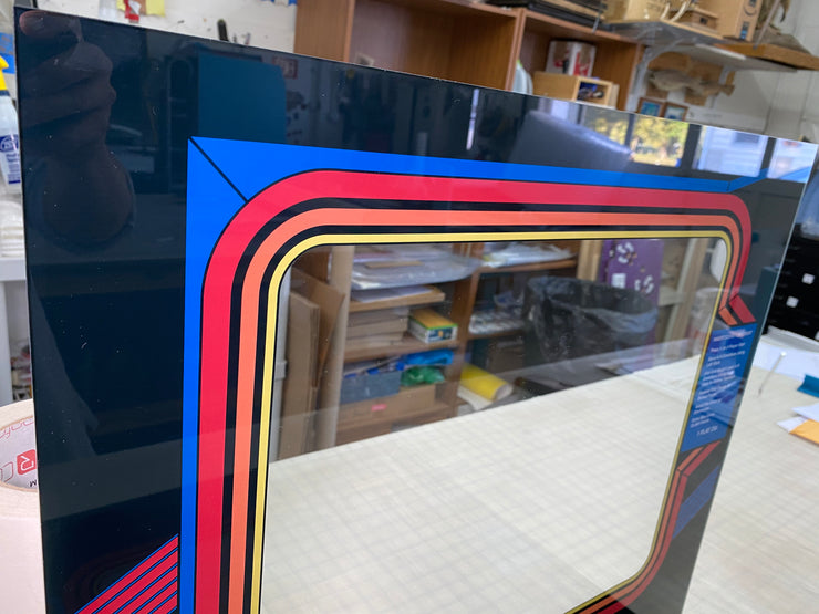 Robotron reverse printed bezel