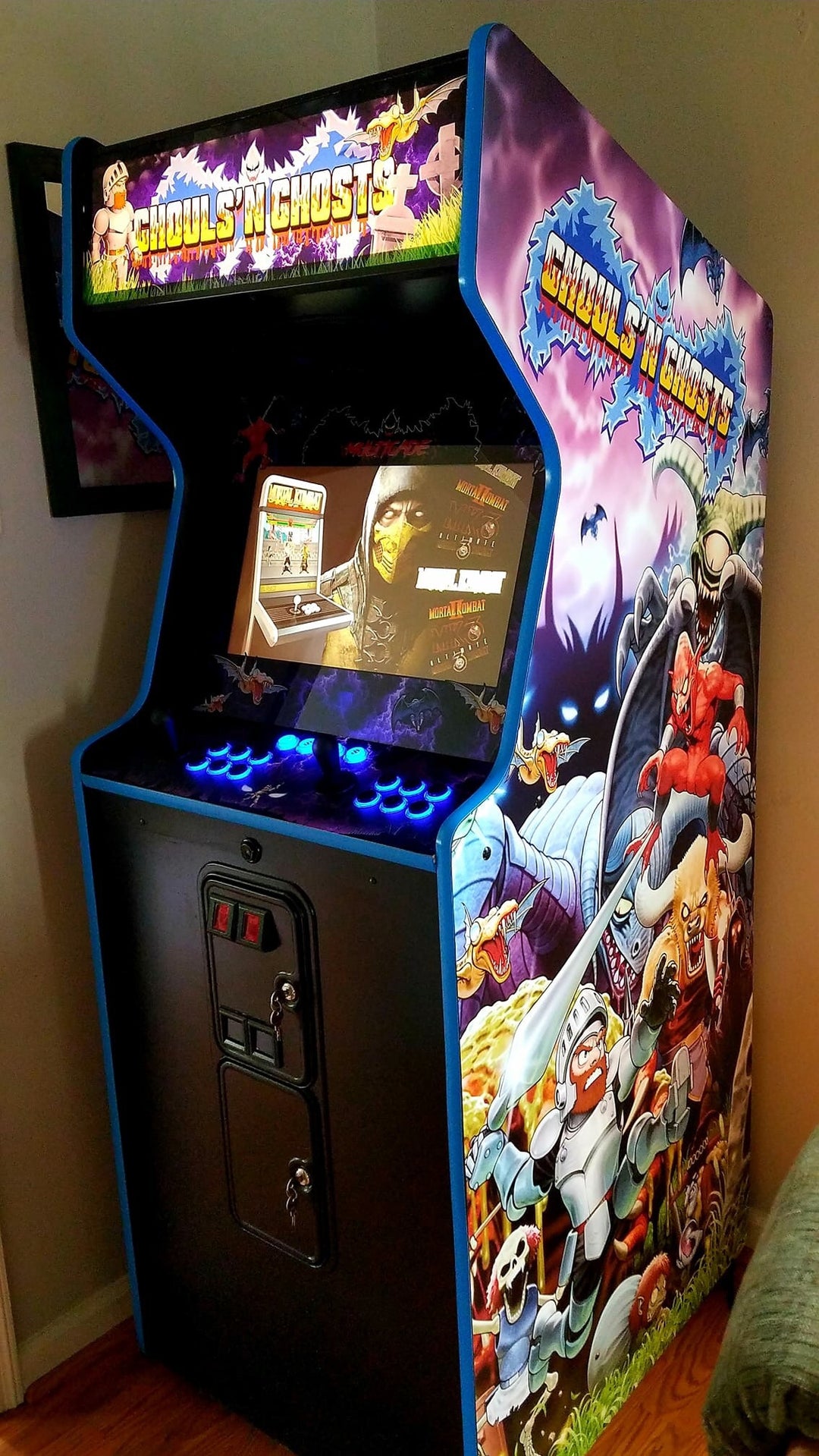 Ghouls N Ghosts -Custom Side Art – Szabo's Arcades