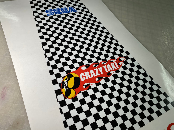 Crazy Taxi rear seat decal