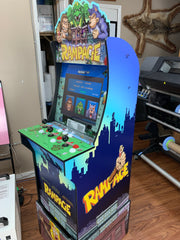 Arcade 1 up Rampage sides, front and riser art