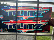 Arcade 1up NFL BLITZ Replacement Acrylic Marquee