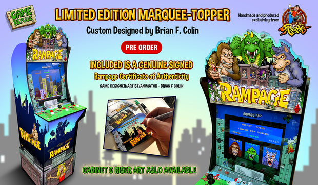 Arcade 1up Rampage Topper