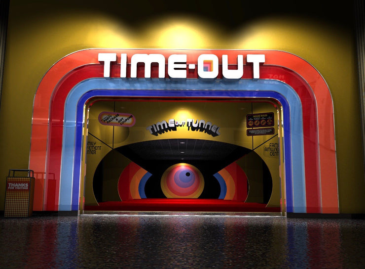 Time out PVC sign