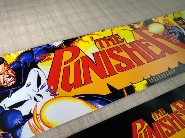 Arcade 1up The Punisher riser art