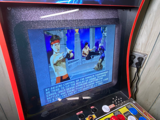 Arcade 1up Reverse printed shroud bezel.