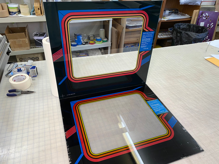 Robotron reverse printed bezel
