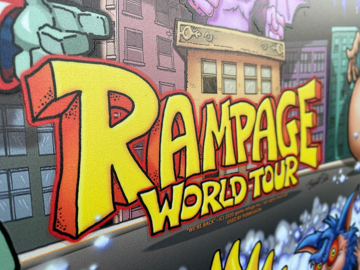 Rampage World Tour wall art