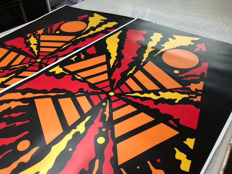 Gyruss Side Art