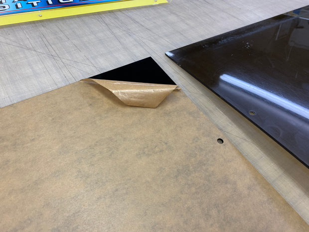Pole Position cockpit rear plexi panel