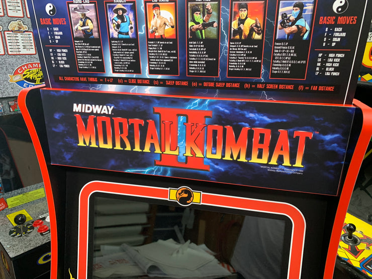 Mortal Kombat 2 Arcade 1up marquee