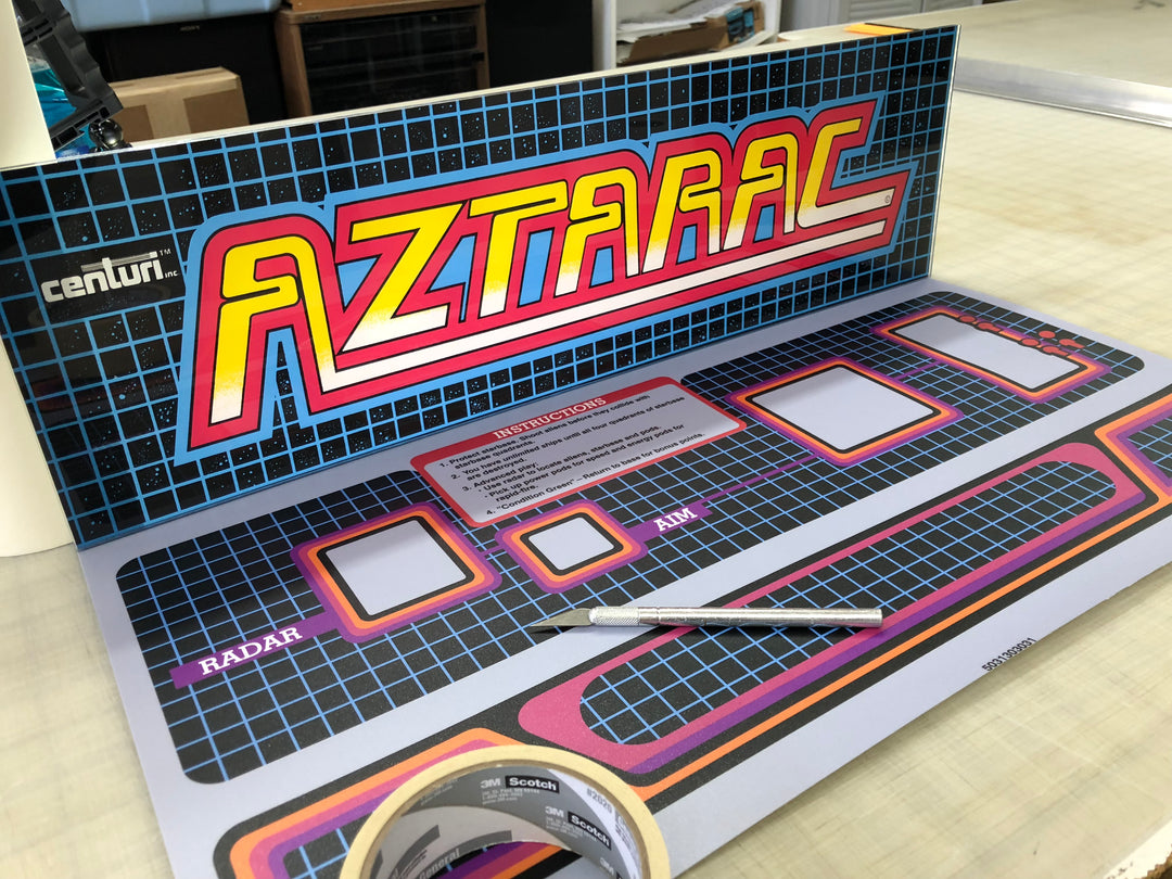 Aztarac marquee – Szabo's Arcades