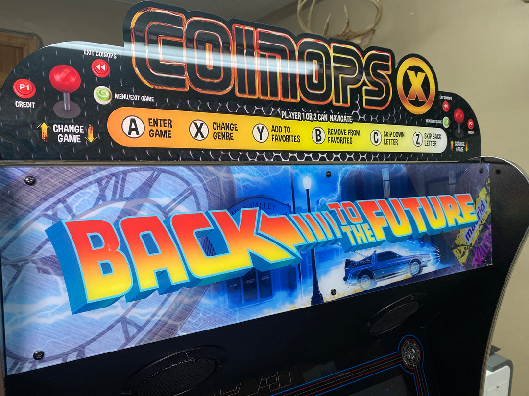 Legends Ultimate Back to the Future marquee – Szabo's Arcades