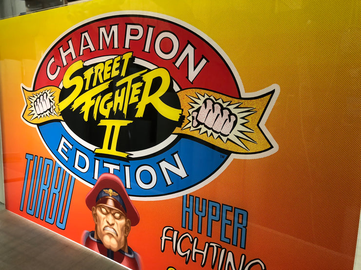 Big Blue Street Fighter 2 Championship edition- Turbo Hyper Fighting Marquee
