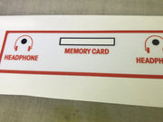 NEO-GEO memory Card and Head Phone Decal