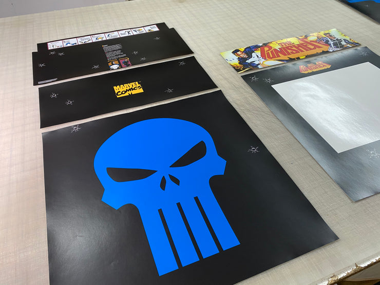 Arcade 1up The Punisher riser art