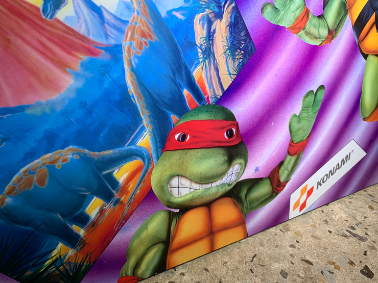 Arcade1up custom TMNT and Turtles in time combo art