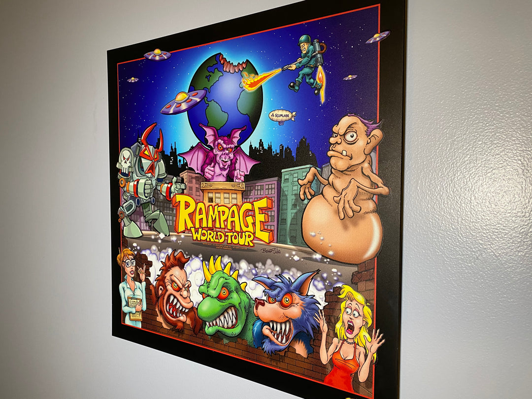 Rampage World Tour wall art – Szabo's Arcades