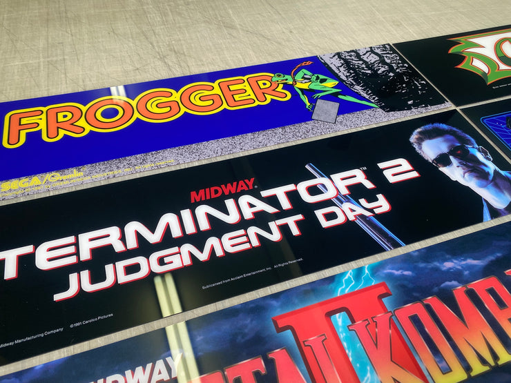 Arcade 1up Terminator Replacement Acrylic Marquee