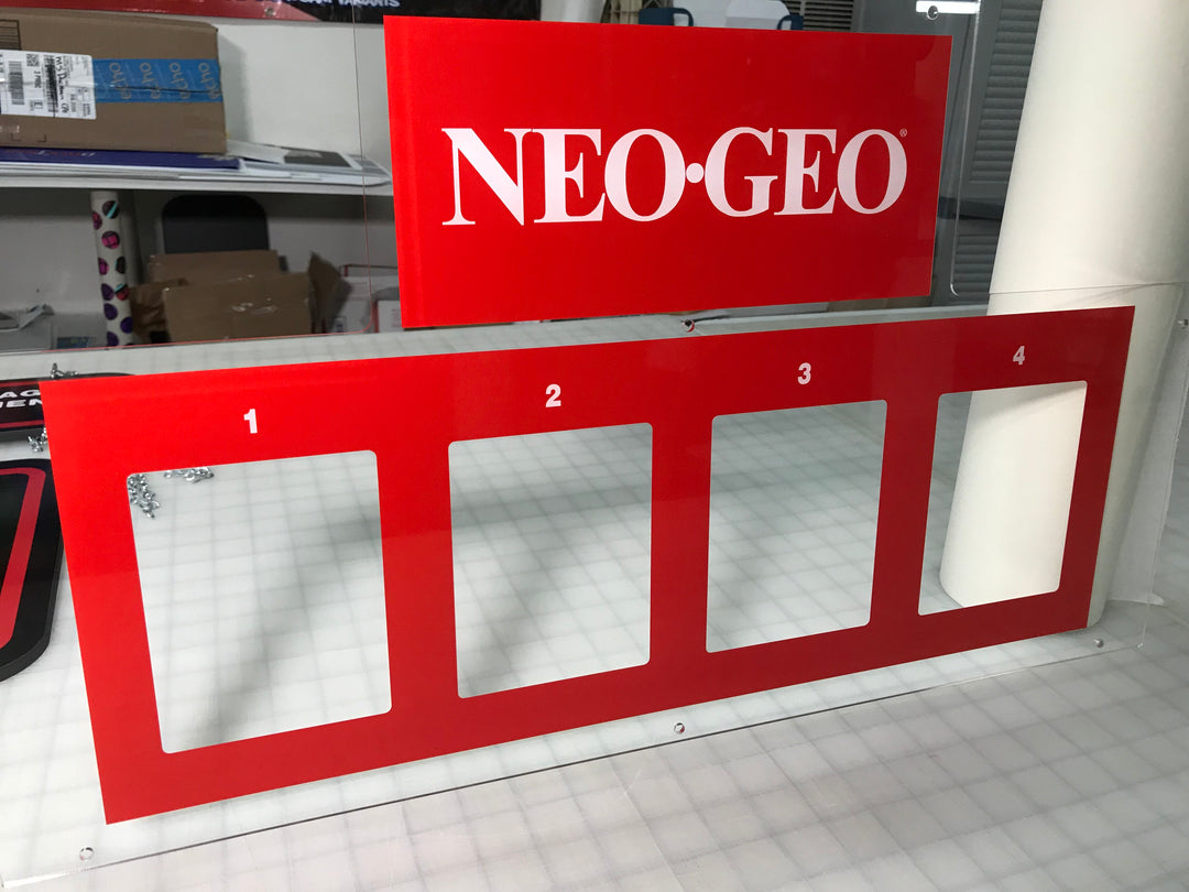NEO-GEO MVS2-4 marquee for BIG RED cabinet – Szabo's Arcades