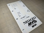 NEO GEO PCB cage stickers