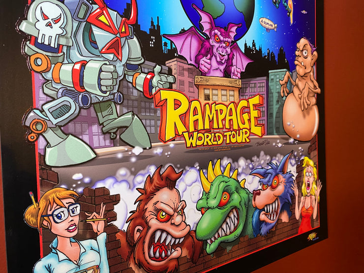 Rampage World Tour wall art