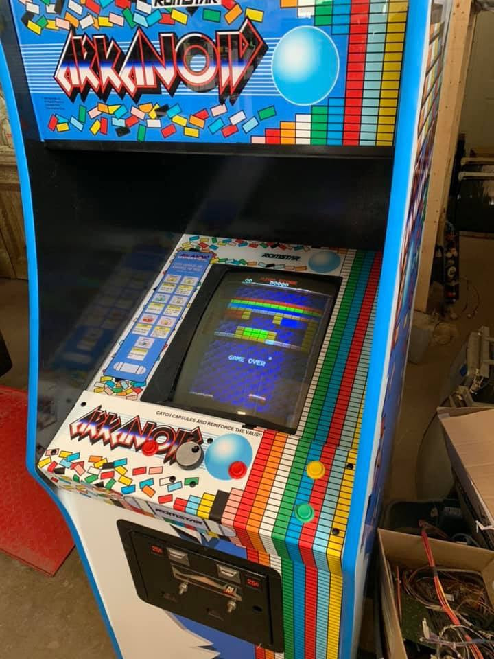Arkanoid Machine Arkanoid custom full art Kit – Szabo's Arcades