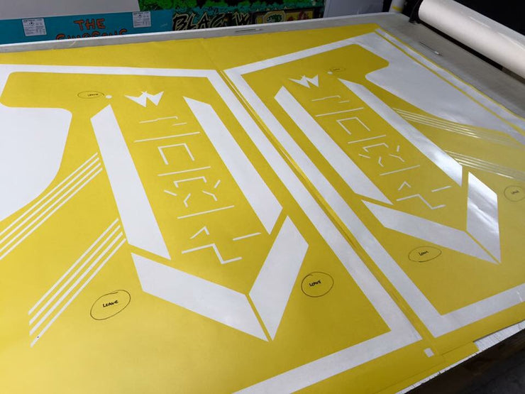 Robotron Side Art Stencils