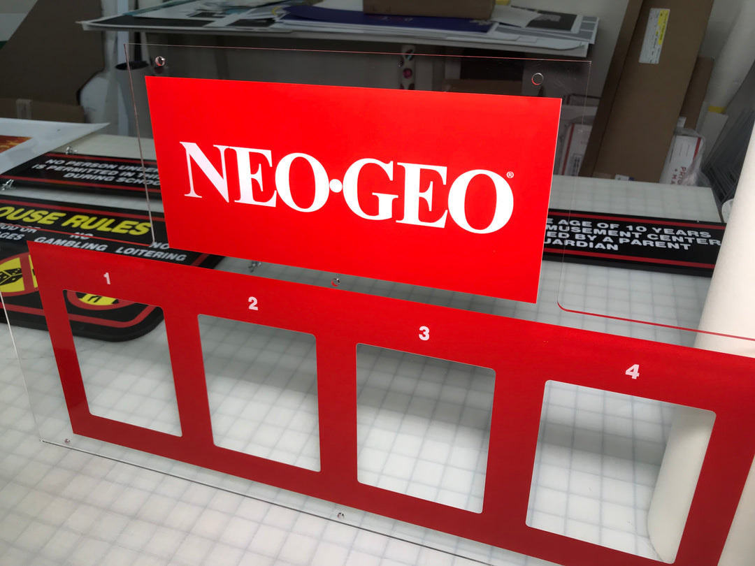 NEO-GEO MVS2-4 marquee for BIG RED cabinet – Szabo's Arcades