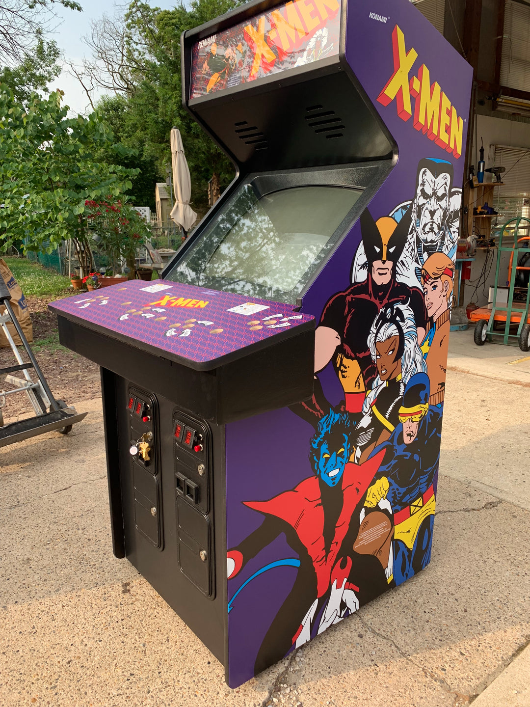 Xmen 4 player Konami full art Kit – Szabo's Arcades