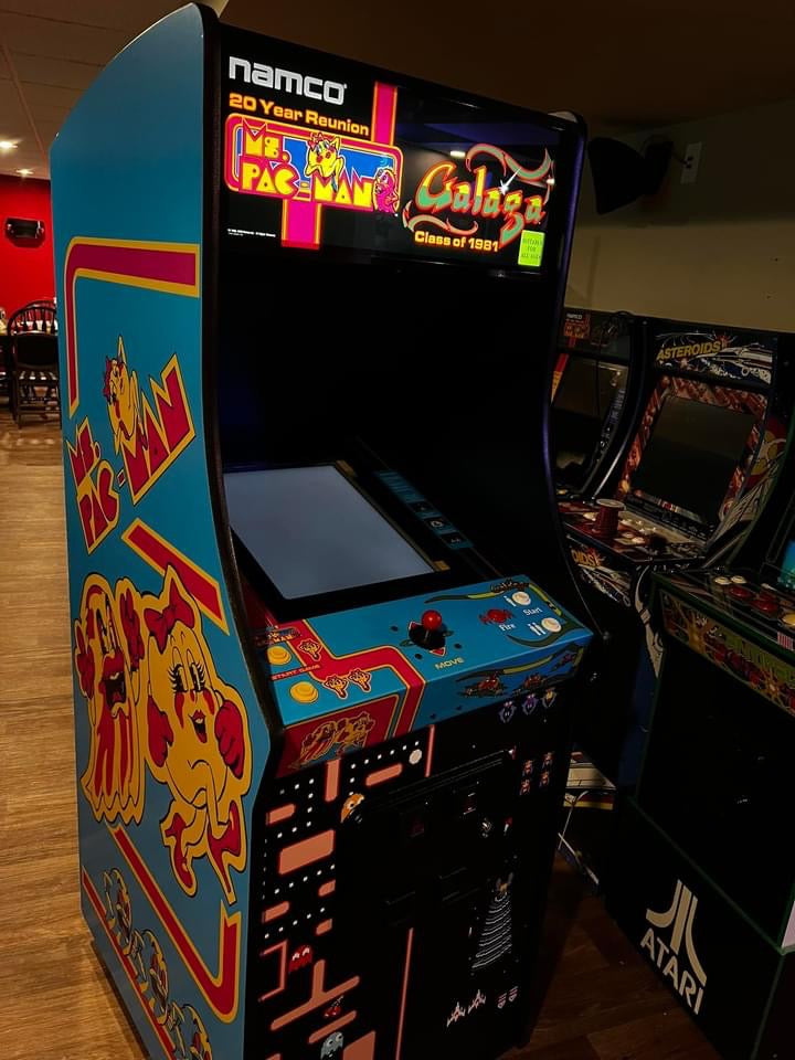 Ms Pacman/Galaga Anniversary  sides & front