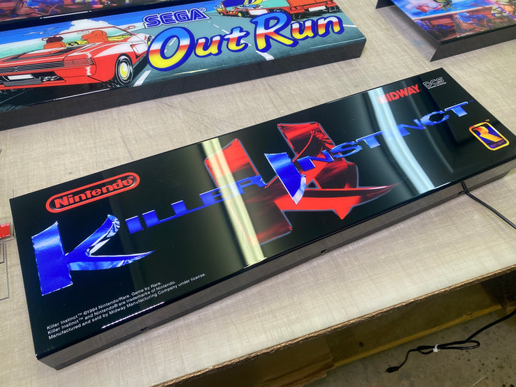 **New** Arcade 1up slip on Replacement Acrylic Marquees