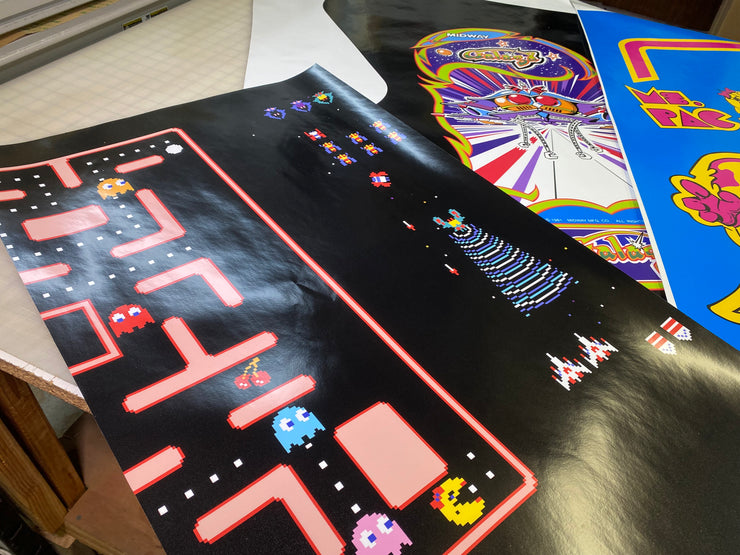 Ms. Pacman / Galaga anniversary cabaret- Full Art Set